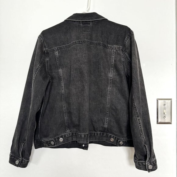 Black Icon Denim Jacket - Picture 5 of 6